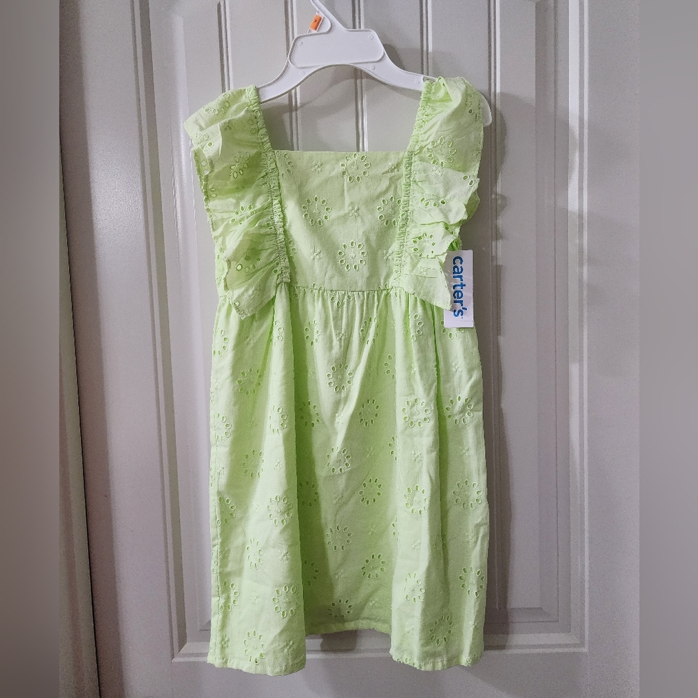 Carter's Eyelet Flutter dress